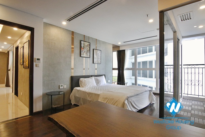 Spacious 2 bedrooms, 2 bathrooms apartment is located in Truc Bach Area , Hanoi